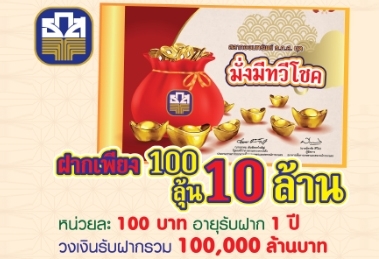 สลากออมทรัพย์ ธ.ก.ส. ชุดมั่งมี